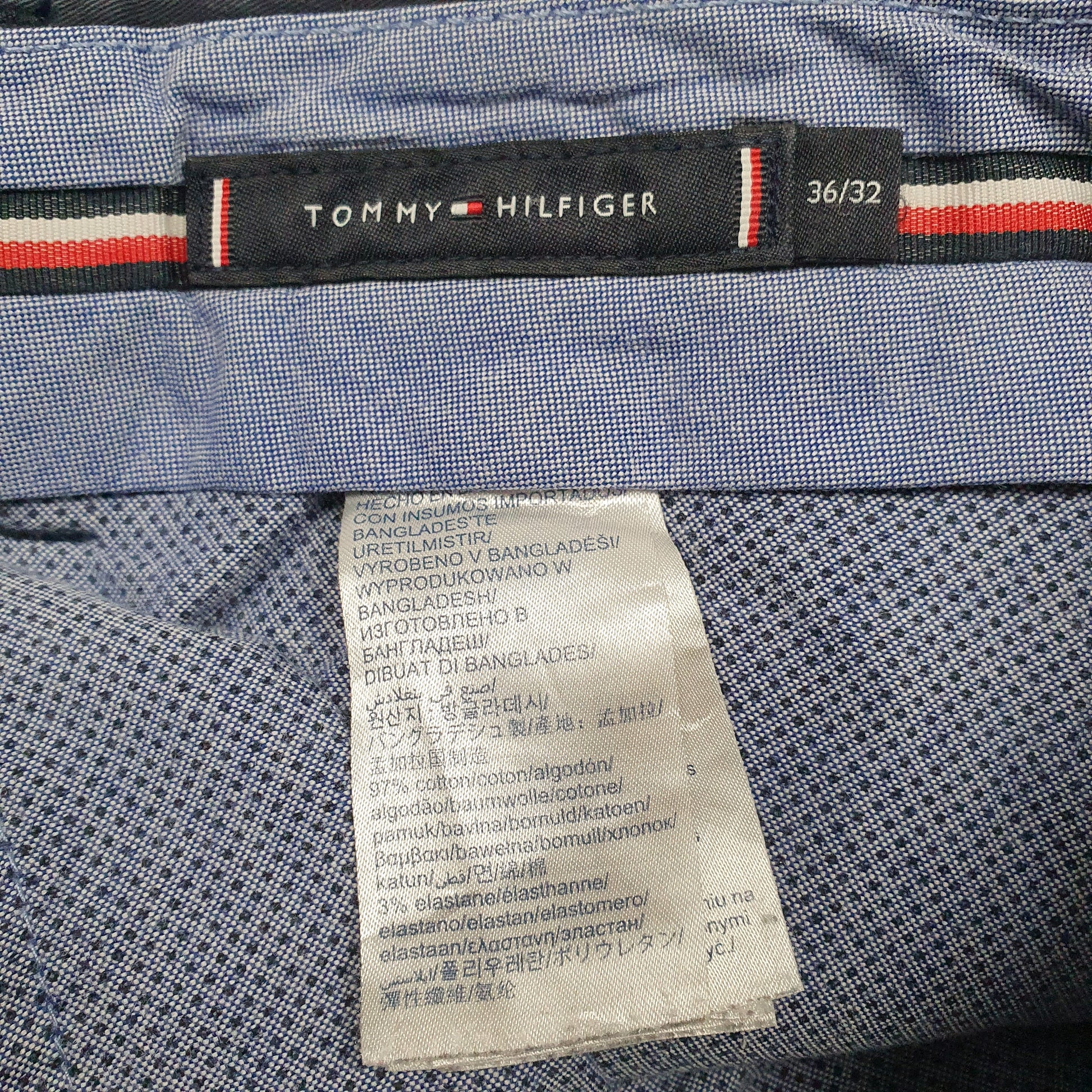 Mens Navy Tommy Hilfiger   Trousers