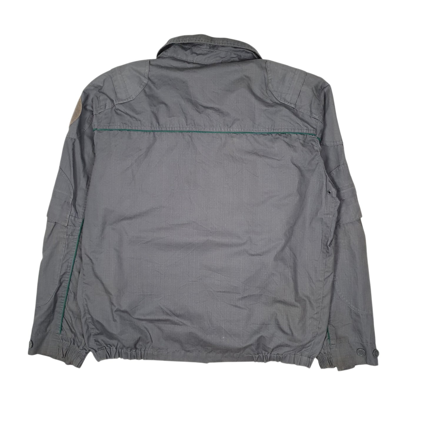 Mens Grey Corpo Forestale Dello Stato Italian Military Ripstop  Coat