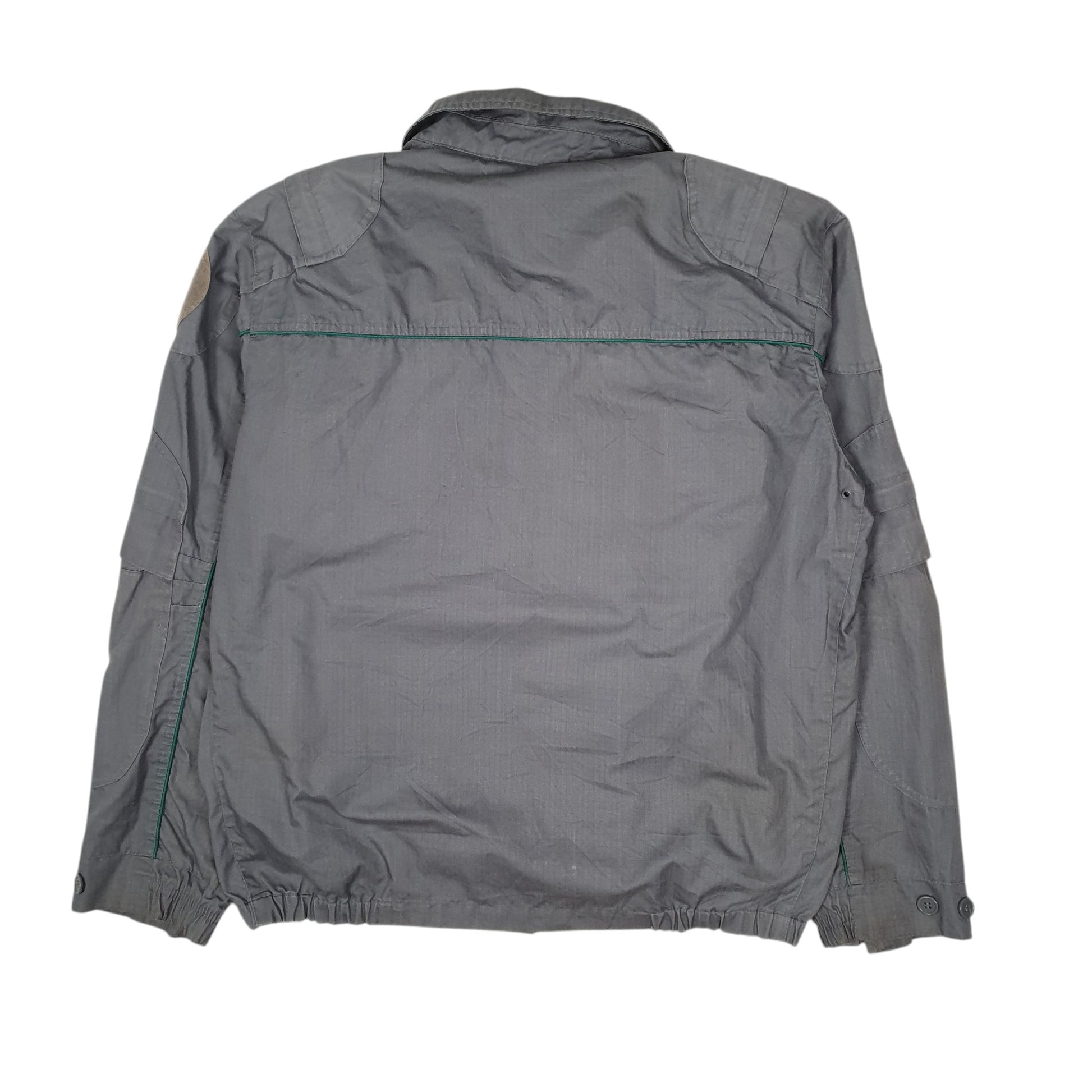 Mens Grey Corpo Forestale Dello Stato Italian Military Ripstop  Coat