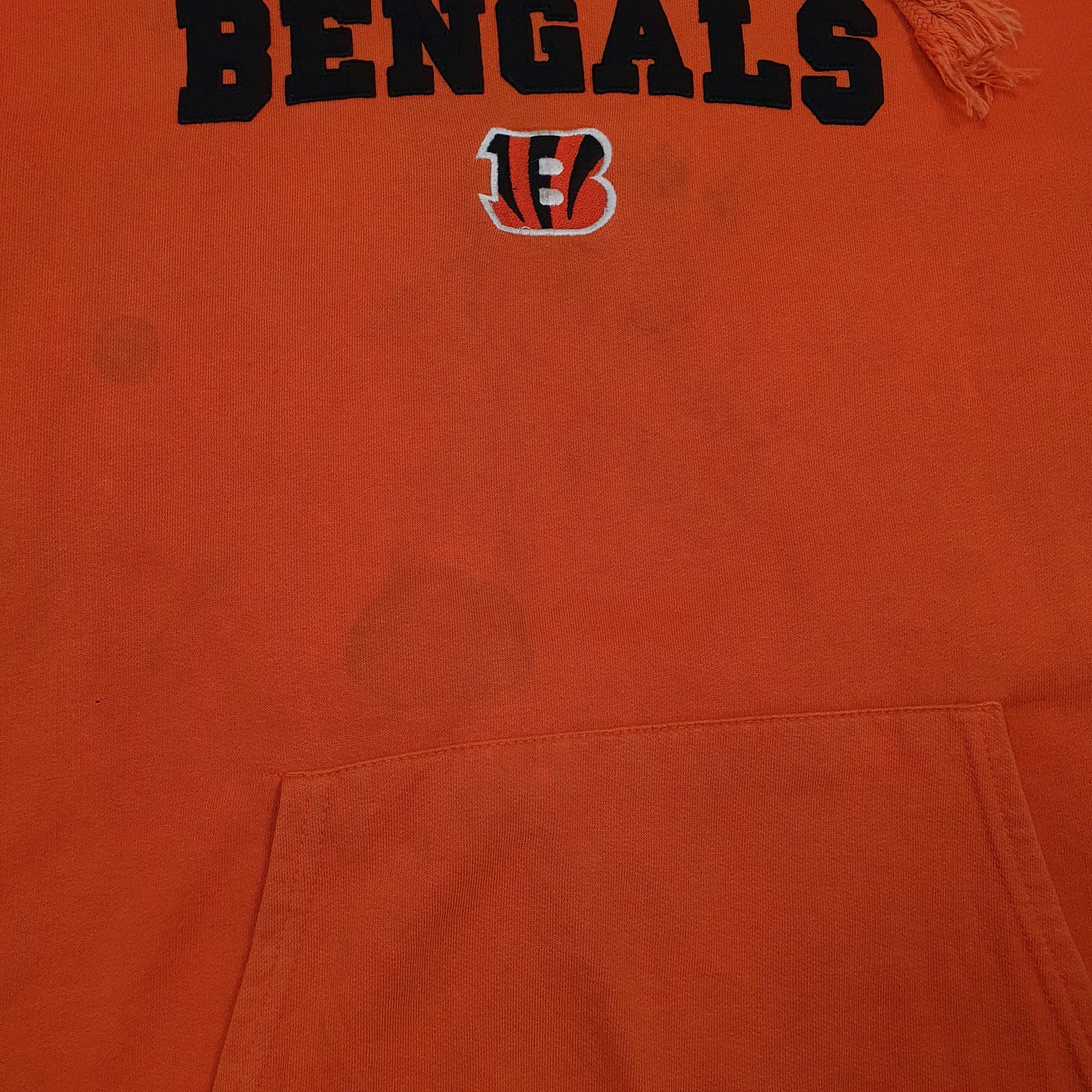 Mens Orange NFL Cincinnati Bengals Hoodie Jumper