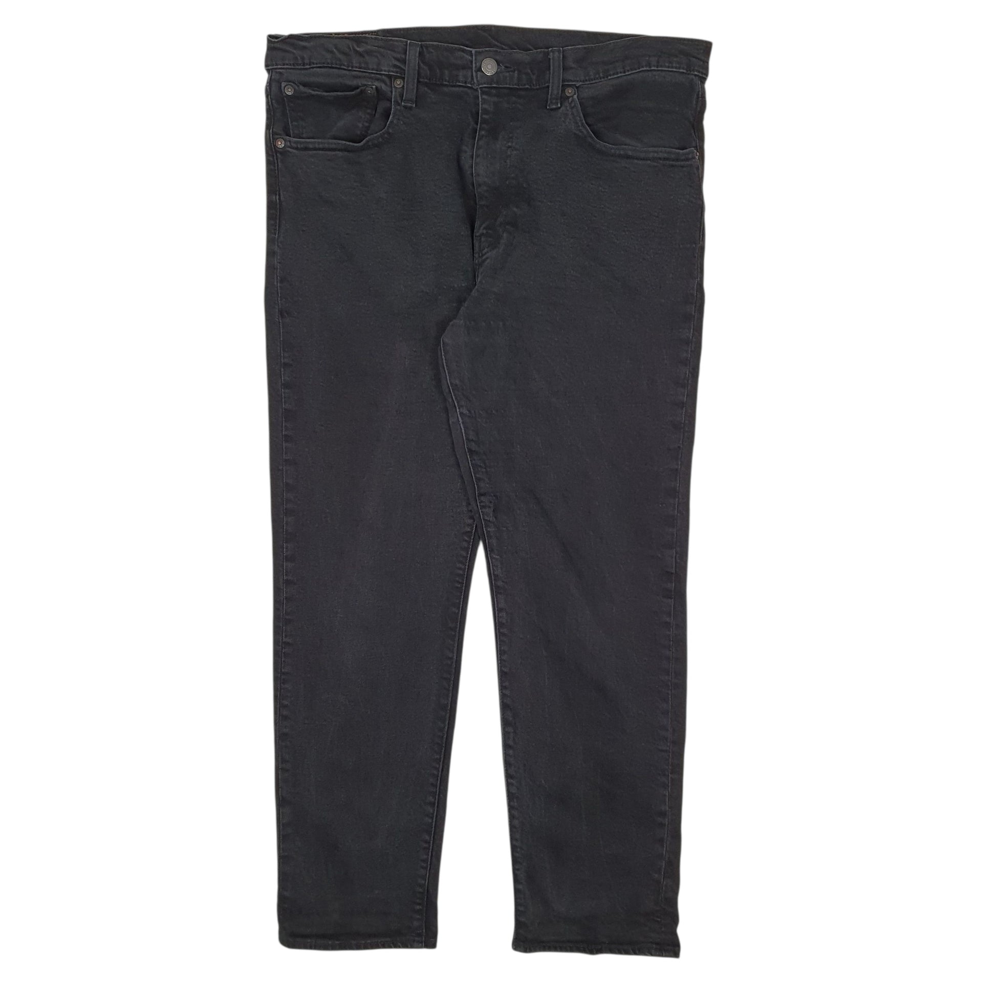 Mens Black Levis Premium Stretch 502 JeansW36 L30
