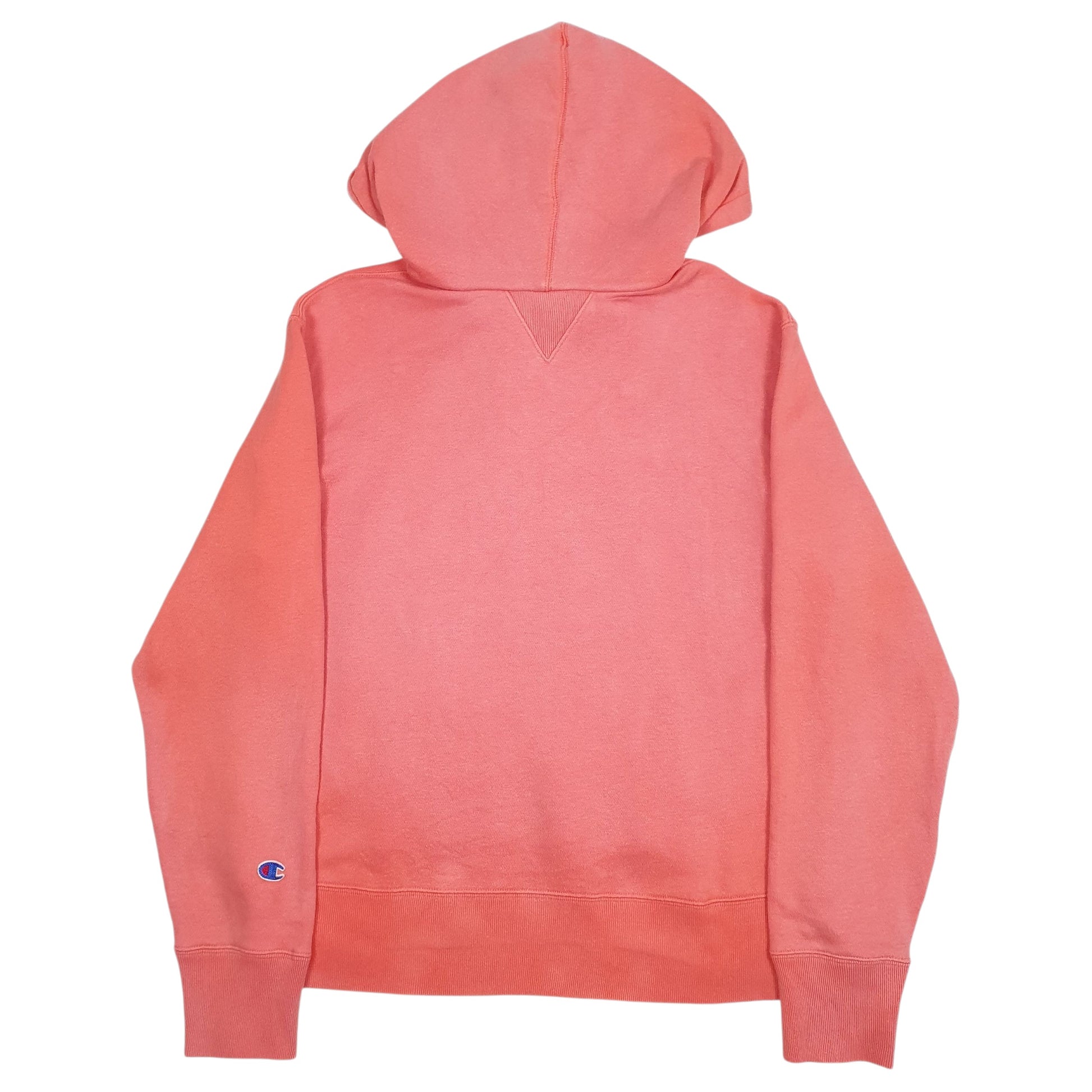 Mens Pink Champion Spellout Hoodie Jumper
