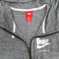 Womens Grey Nike Hoodie Lightweight Full Zip Jumper