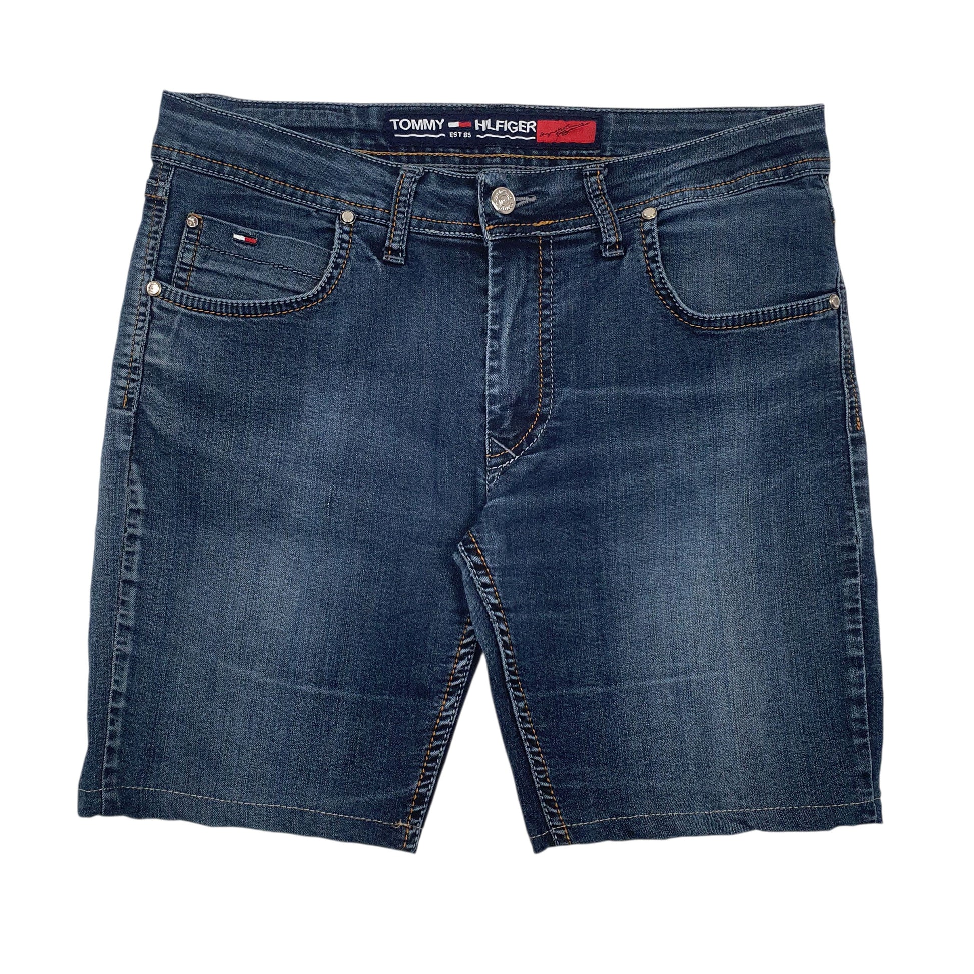 Mens Blue Tommy Hilfiger  Denim Shorts