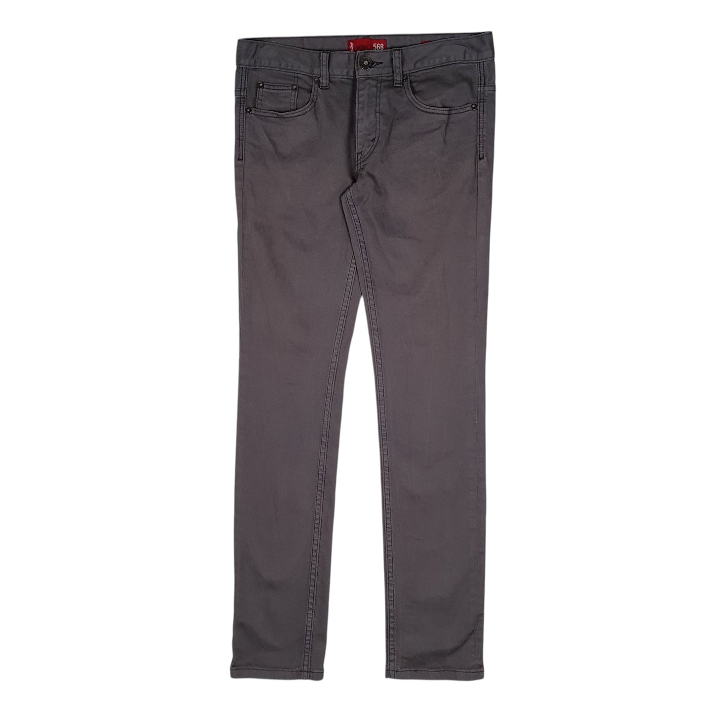 Mens Grey Levis  568 JeansW32 L34