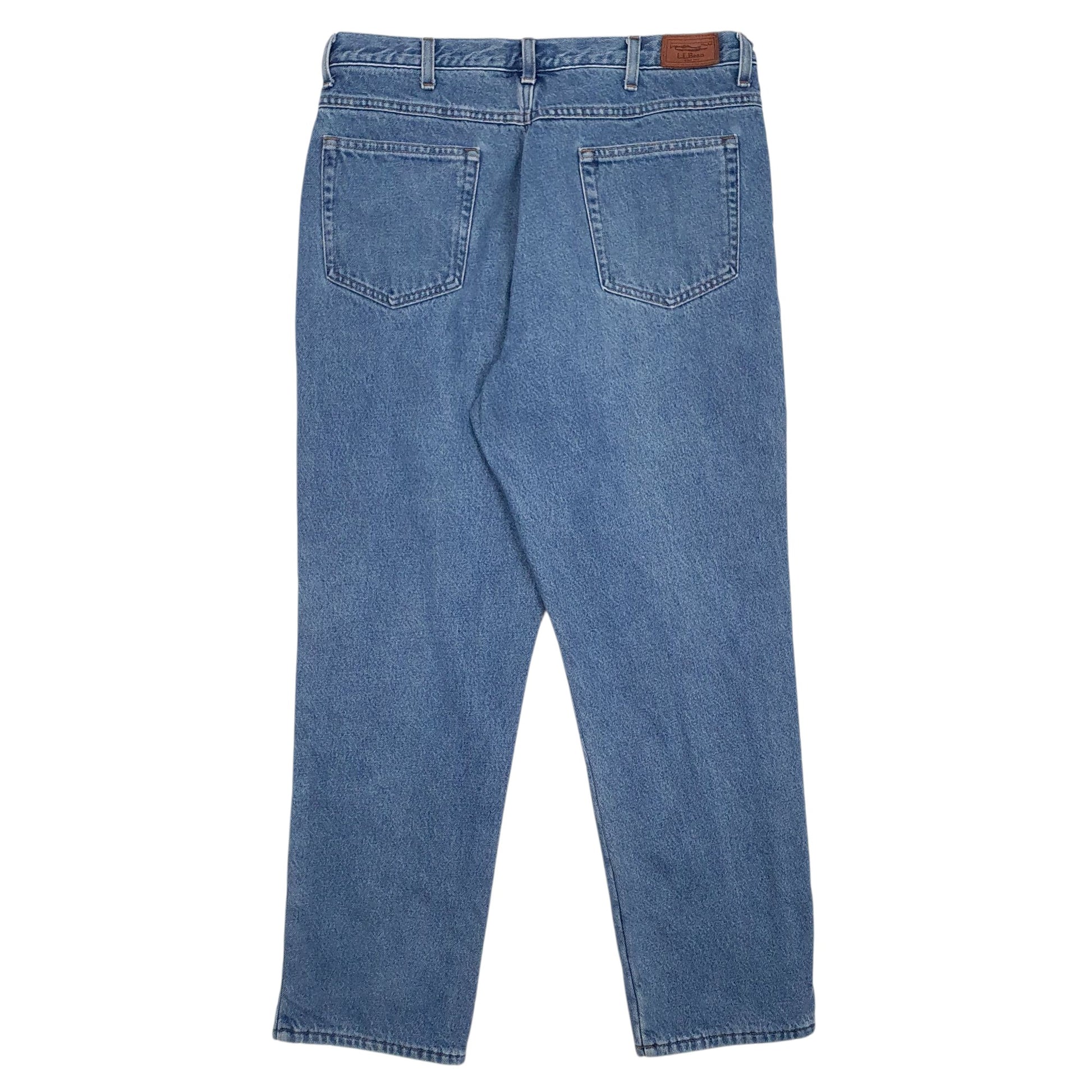 Mens Blue L.L.Bean Blanket Lined  Jeans