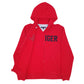 Mens Red Tommy Hilfiger Spellout Full Zip Jumper