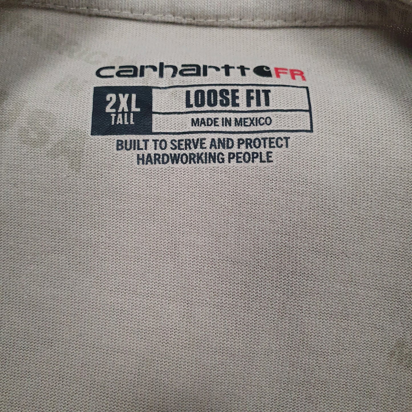 Mens Brown Carhartt   T Shirt