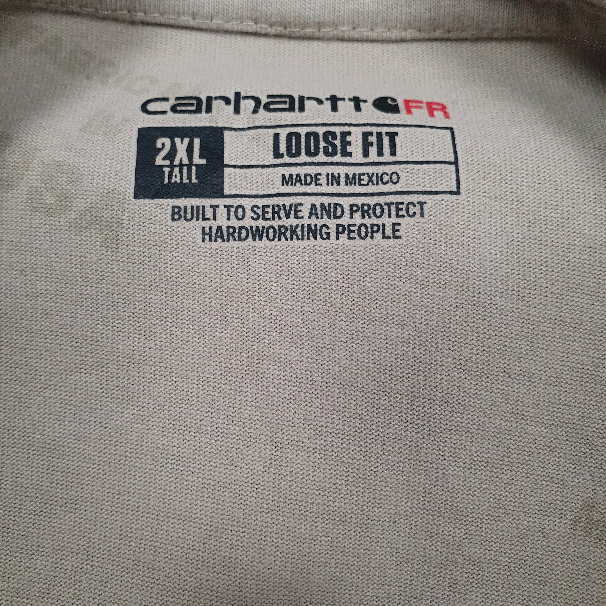 Mens Brown Carhartt   T Shirt