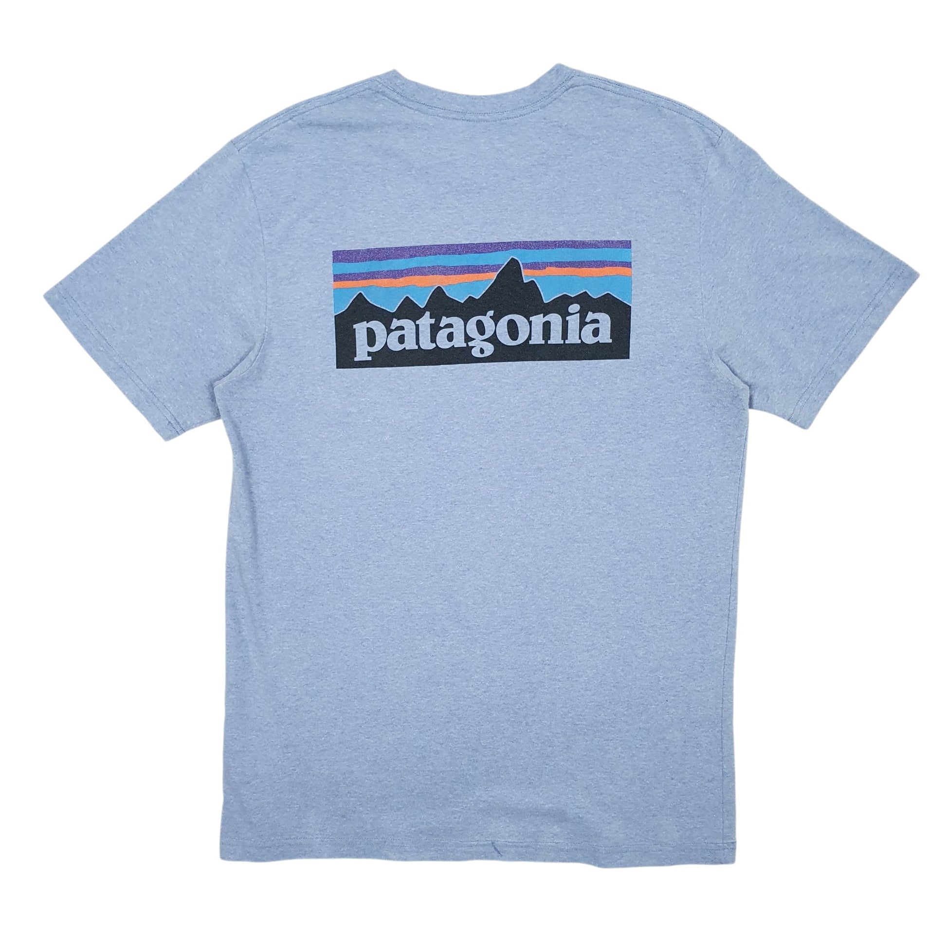 Mens Blue Patagonia   T Shirt