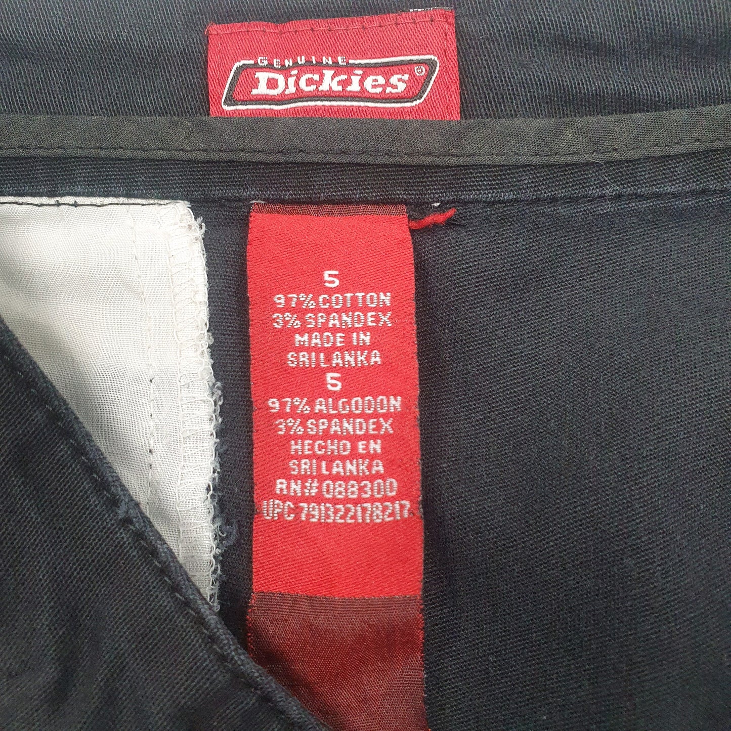 Womens Black Dickies Workwear  Trousers