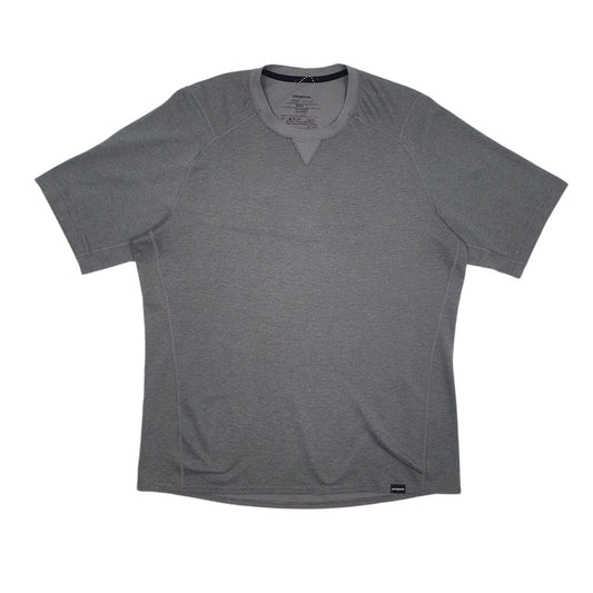Mens Grey Patagonia Capilene Short Sleeve T Shirt