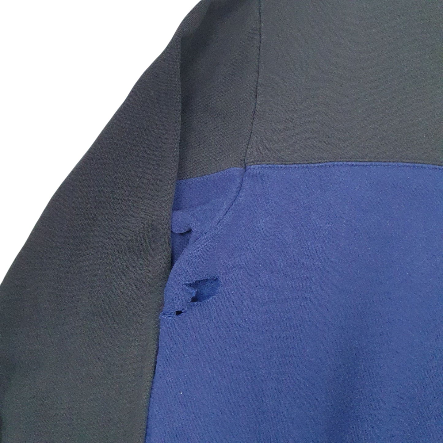 Womens Blue Starter  Quarter Zip Jumper