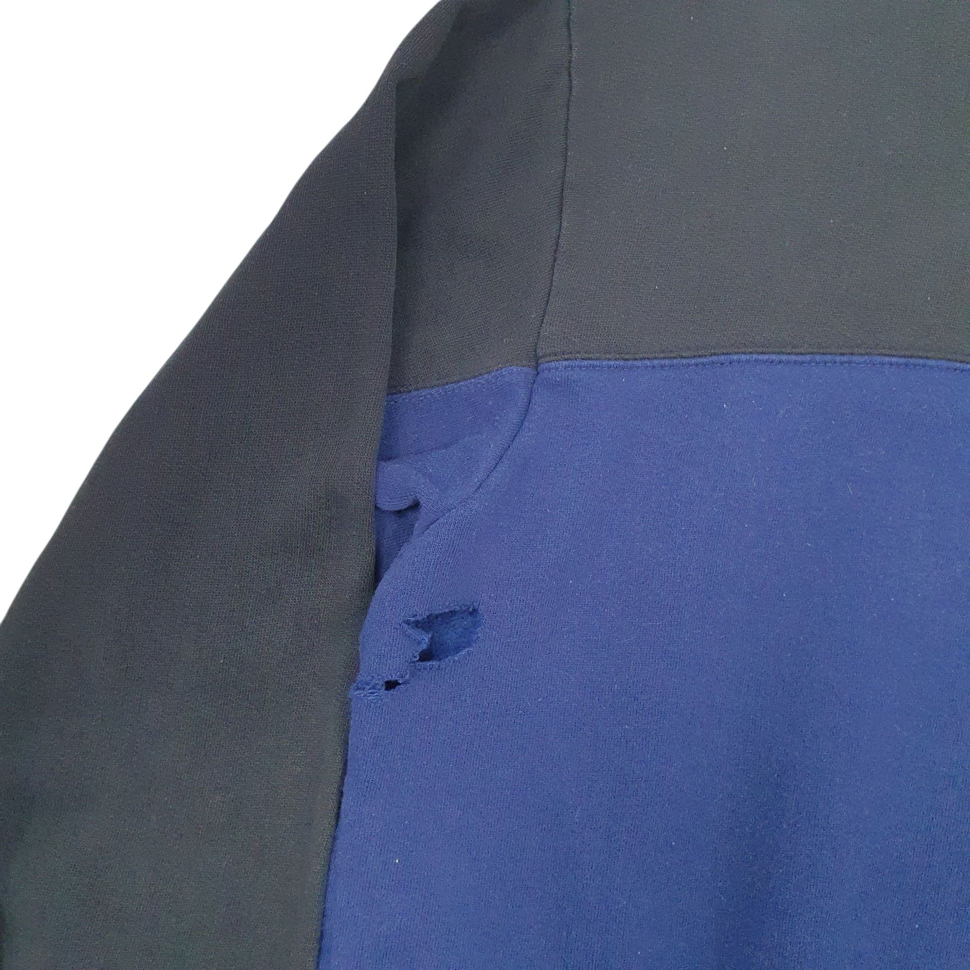 Womens Blue Starter  Quarter Zip Jumper