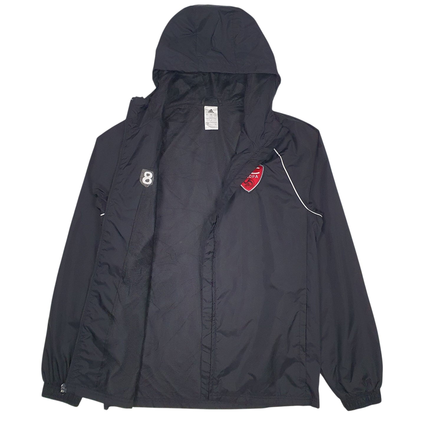 Mens Black Adidas FC Europa  Coat