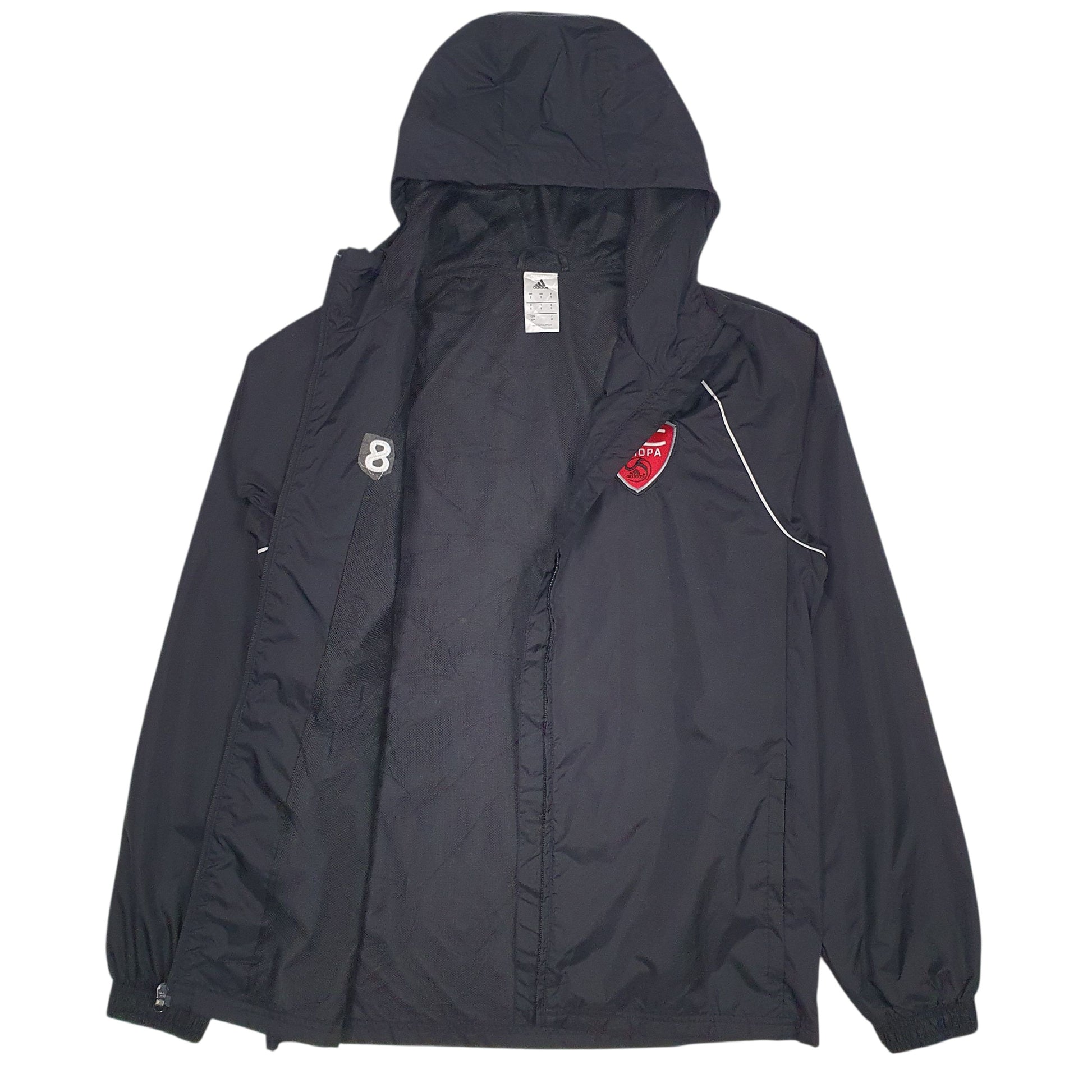 Mens Black Adidas FC Europa  Coat