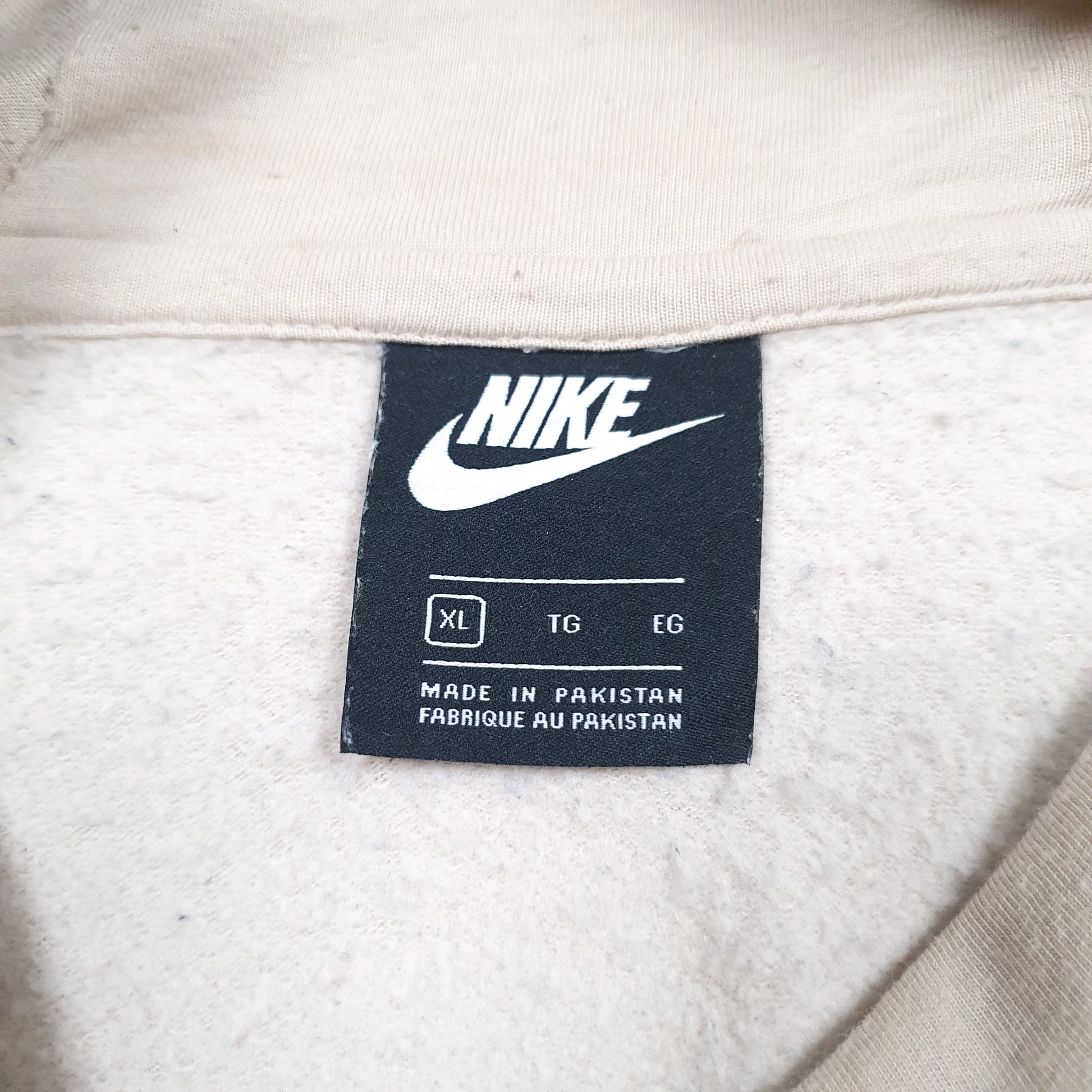 Mens Beige Nike  Hoodie Jumper