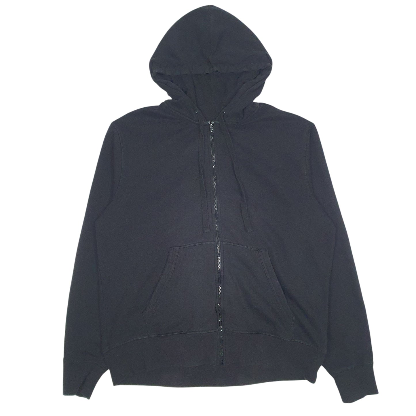 Mens Black Champion Hoodie Full Zip Jumper