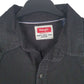 Mens Black Wrangler Denim Pearl Snap  Shirt