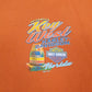 Mens Orange Harley Davidson   T Shirt