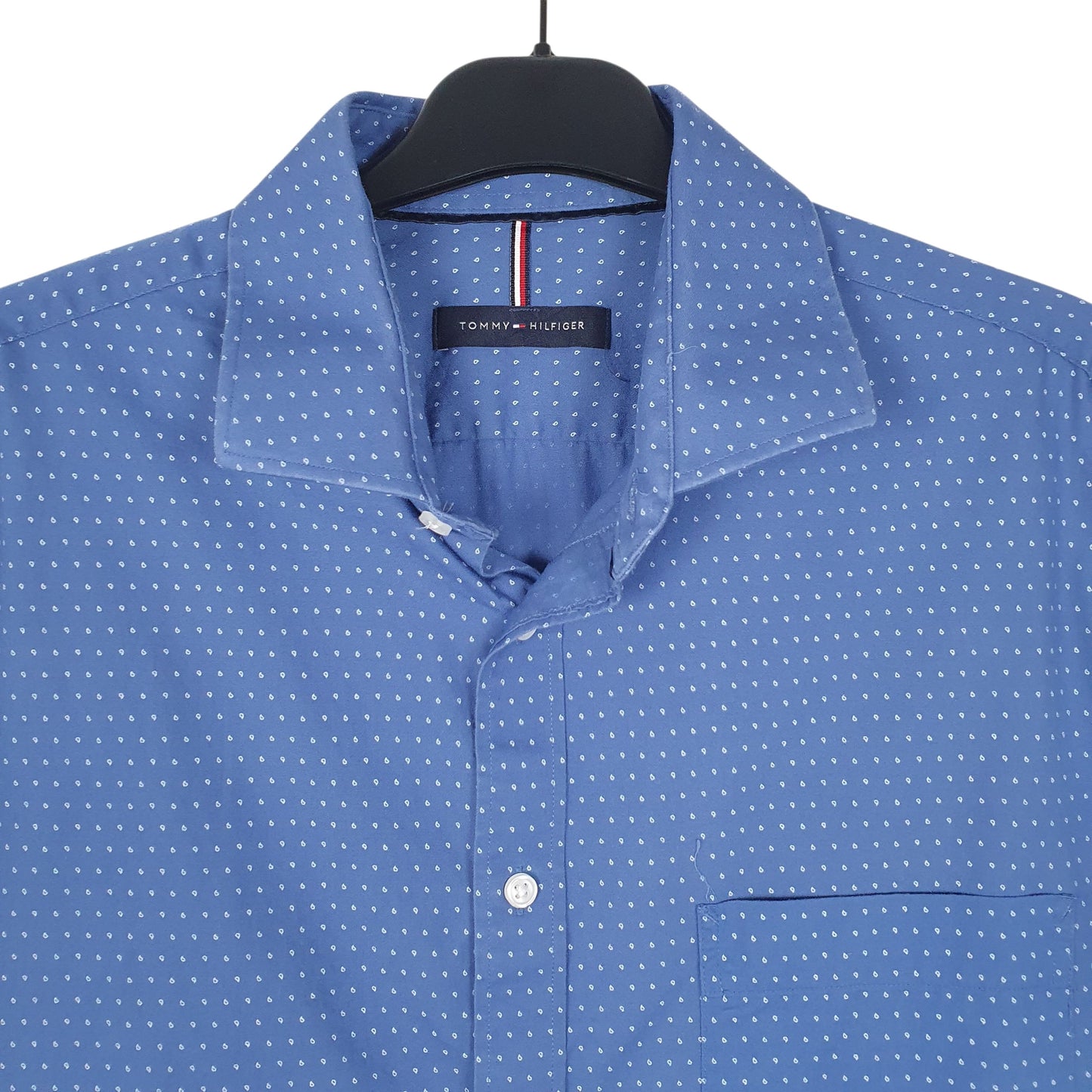 Mens Blue Tommy Hilfiger   Shirt