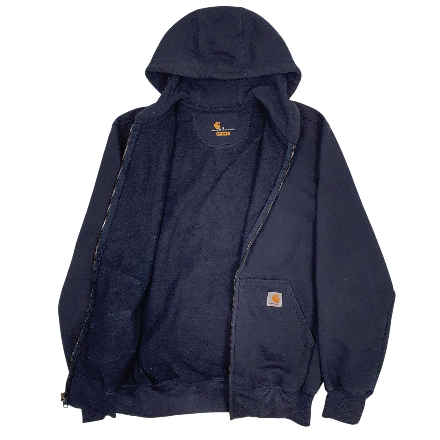 Mens Navy Carhartt  Full Zip Jumper