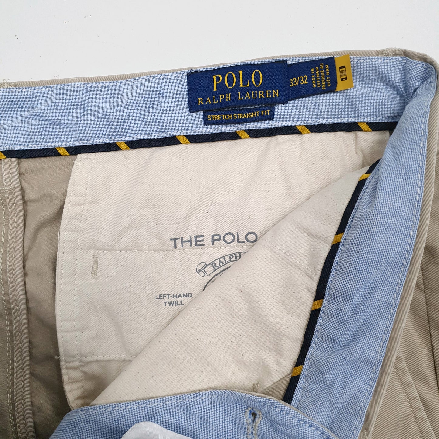 Mens Beige Polo Ralph Lauren Stretch  Trousers
