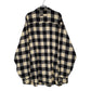Mens Black Woolrich Oxbow Bend Thick Flannel Plaid  Shirt