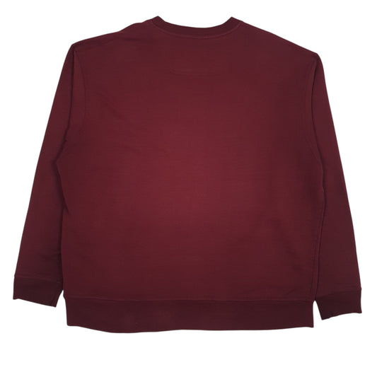 Mens Burgundy Champion  Crewneck Jumper