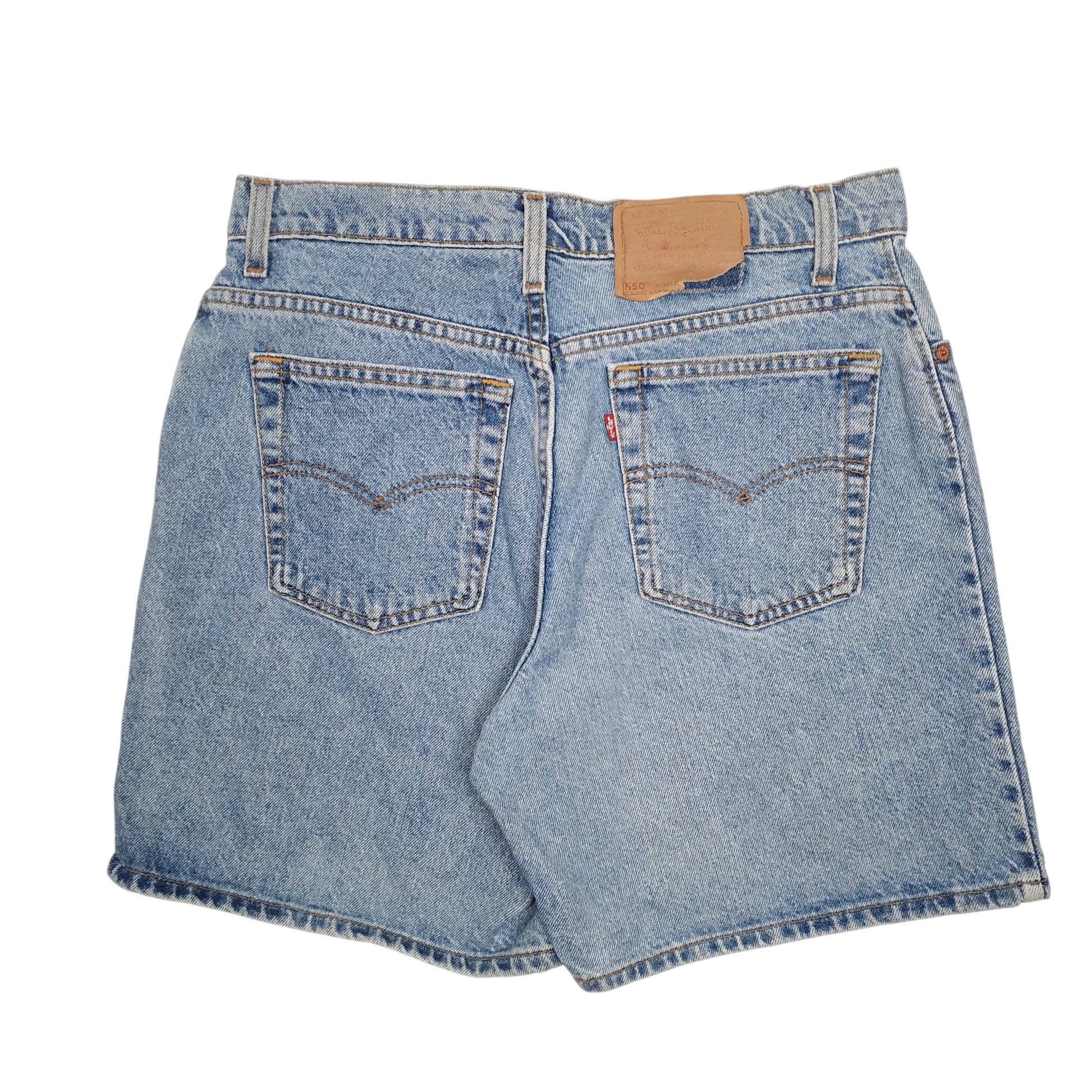 Womens Blue Levis 550 Vintage 90s Made In USA  Shorts