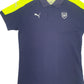 Mens Navy Puma Arsenal  Polo Shirt