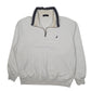 Mens White Nautica  Quarter Zip Jumper