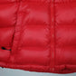 Womens Red The North Face Nuptse Hooded  Coat