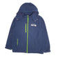 Mens Navy NFL Seattle Seahawks Windbreaker Hoodie Coat