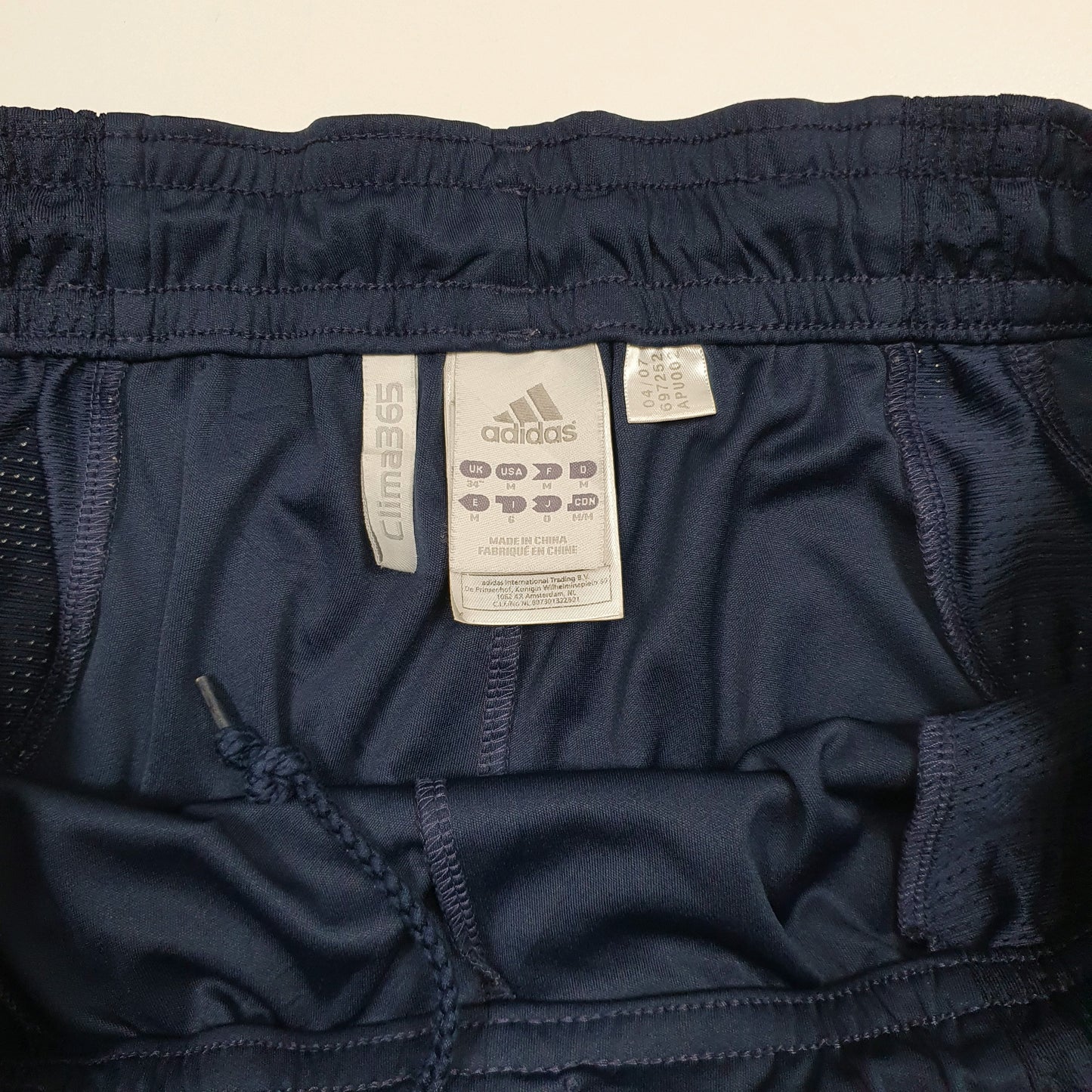 Mens Navy Adidas Real Madrid FC 2007/08 Official Kit  Shorts