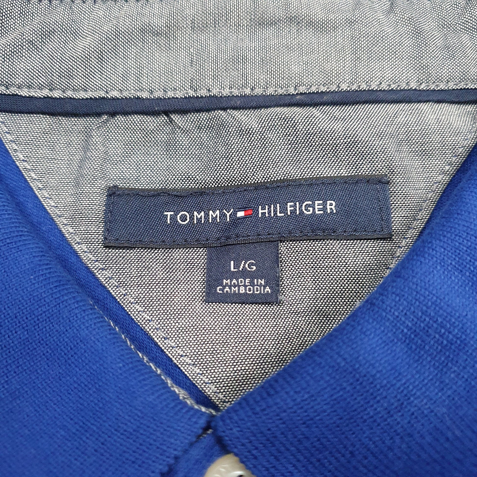 Mens Blue Tommy Hilfiger   Polo Shirt