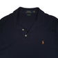 Mens Navy Polo Ralph Lauren Custom Slim Fit  Polo Shirt