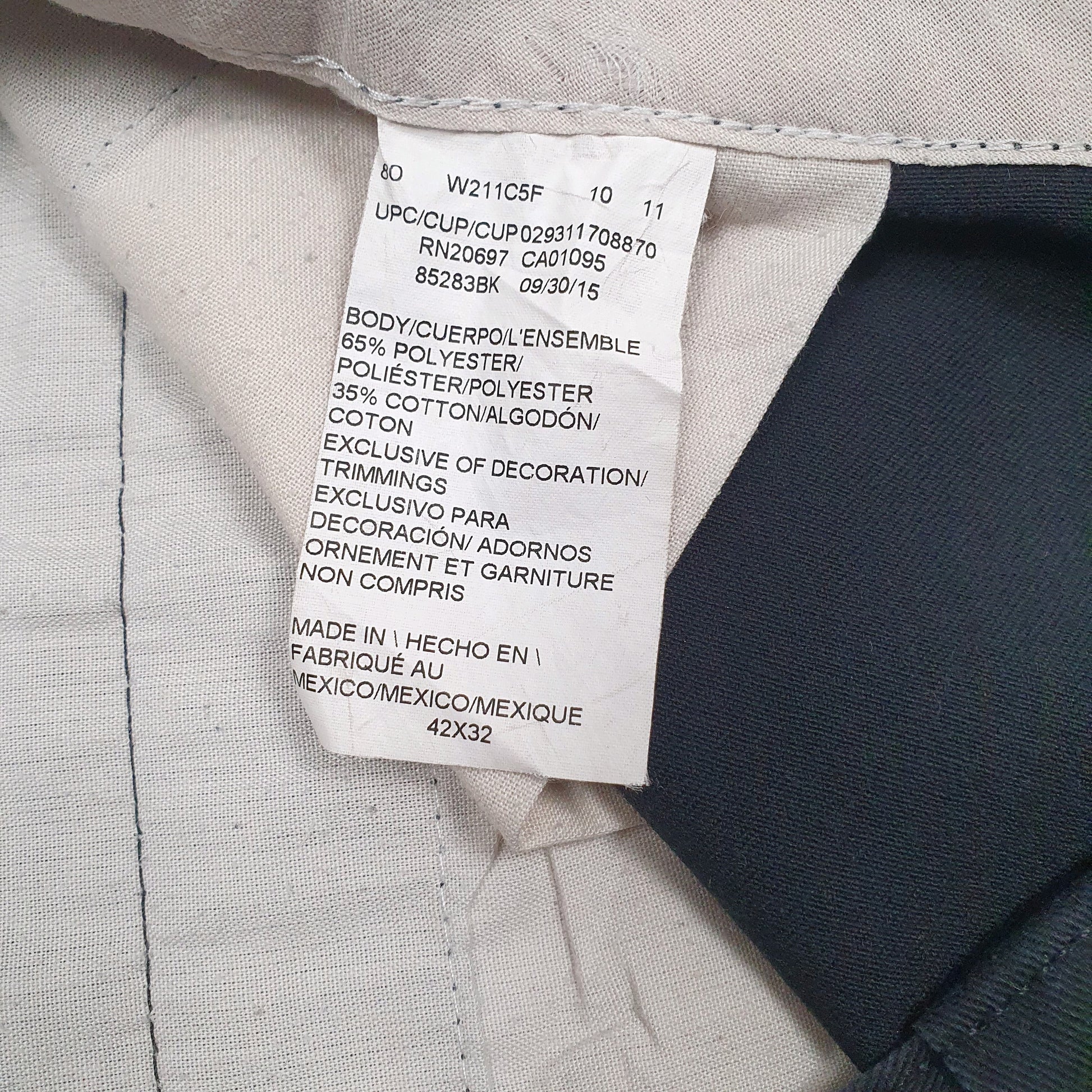 Mens Black Dickies   Trousers