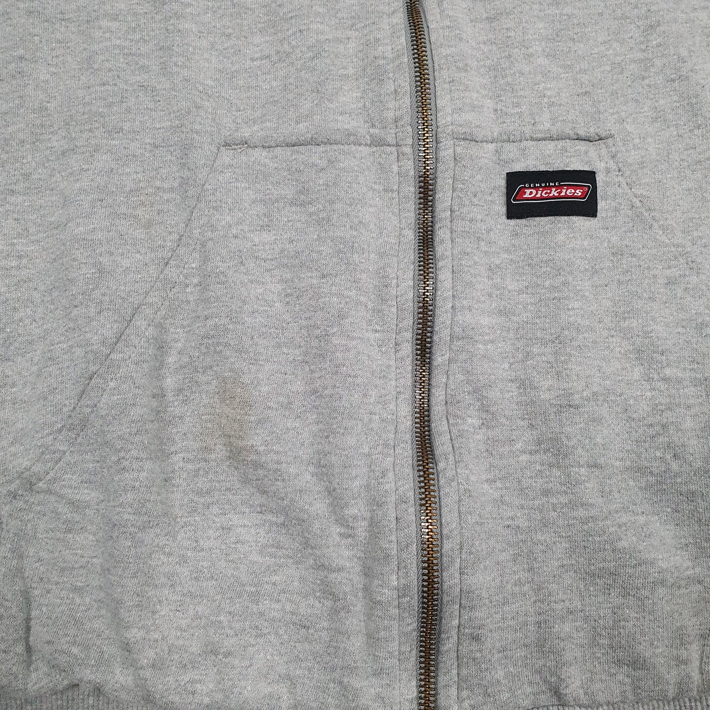 Mens Grey Dickies  Full Zip Jumper