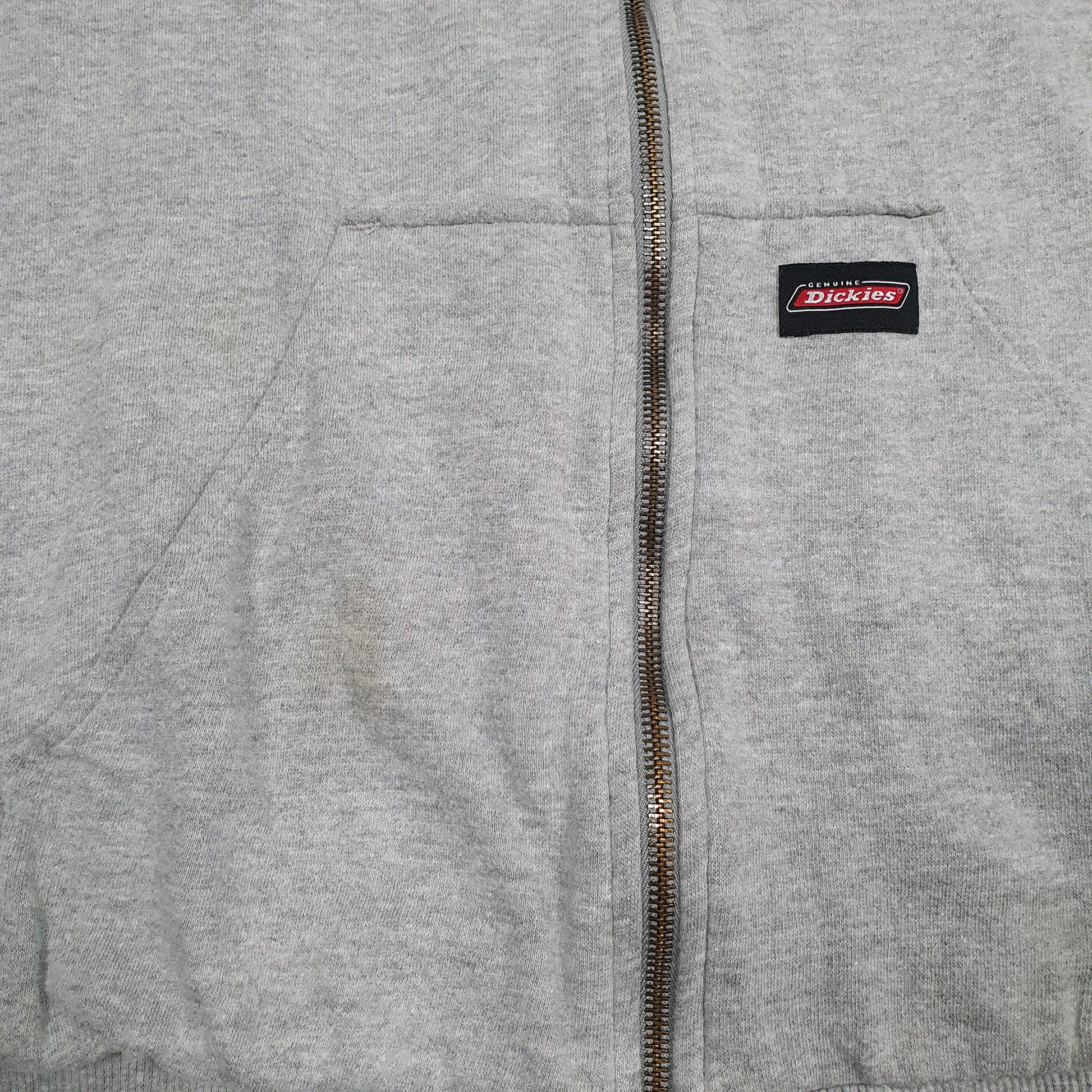 Mens Grey Dickies  Full Zip Jumper