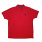 Mens Red Polo Club  Short Sleeve Polo Shirt
