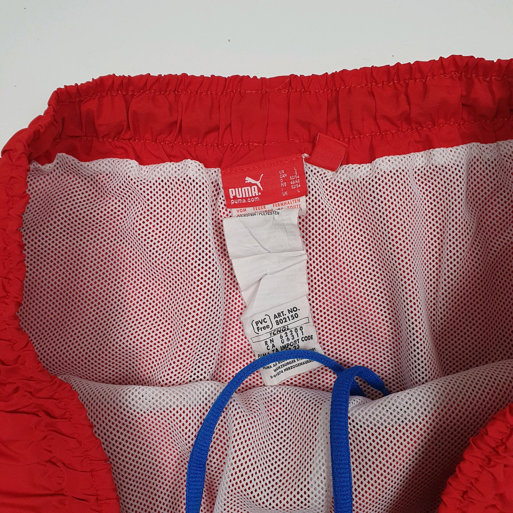 Mens Red Puma   Shorts