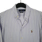 Womens Purple Ralph Lauren Knit Oxford  Shirt