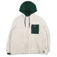 Womens Cream Levis Fleece Hoodie Coat