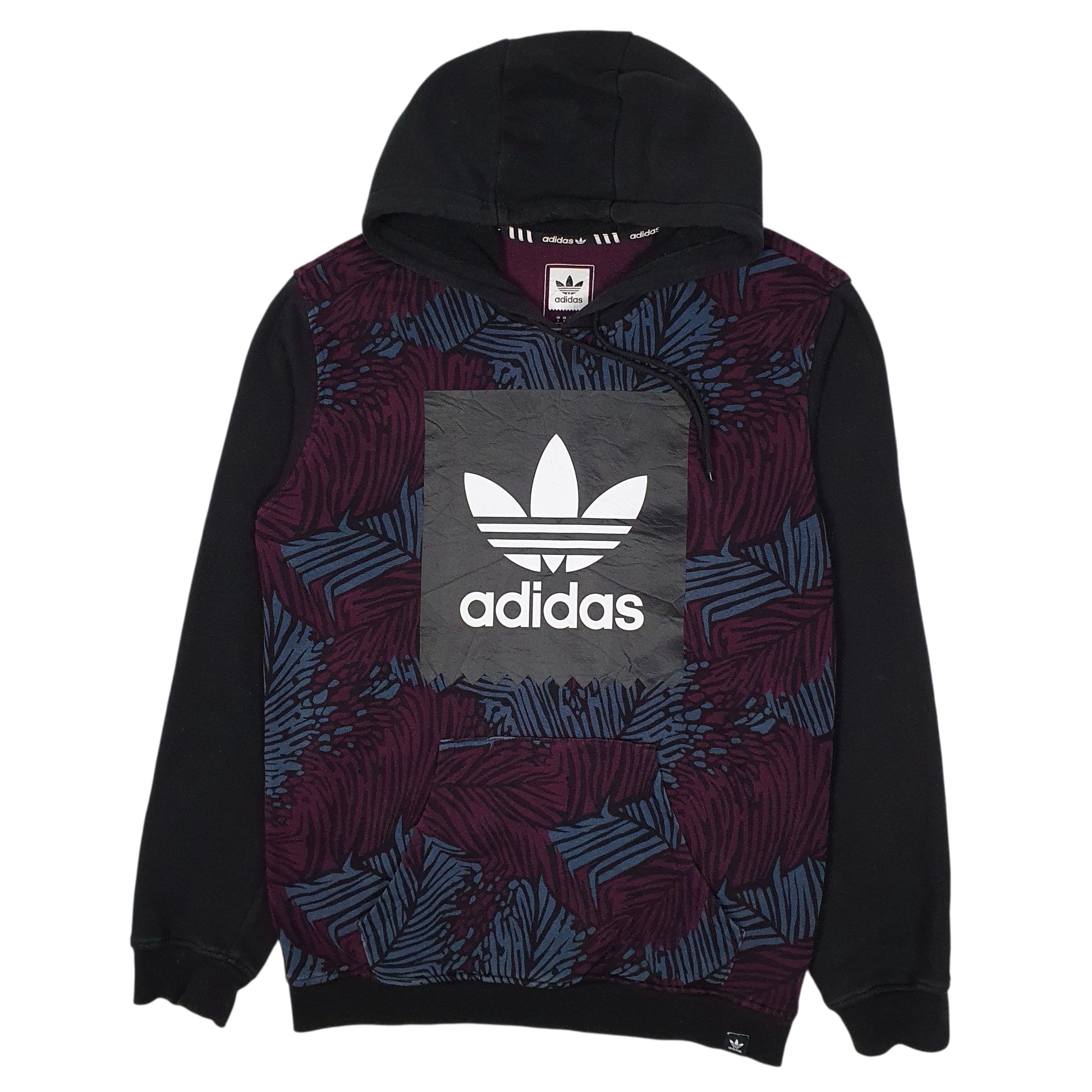 Mens Black Adidas Originals Hoodie Jumper