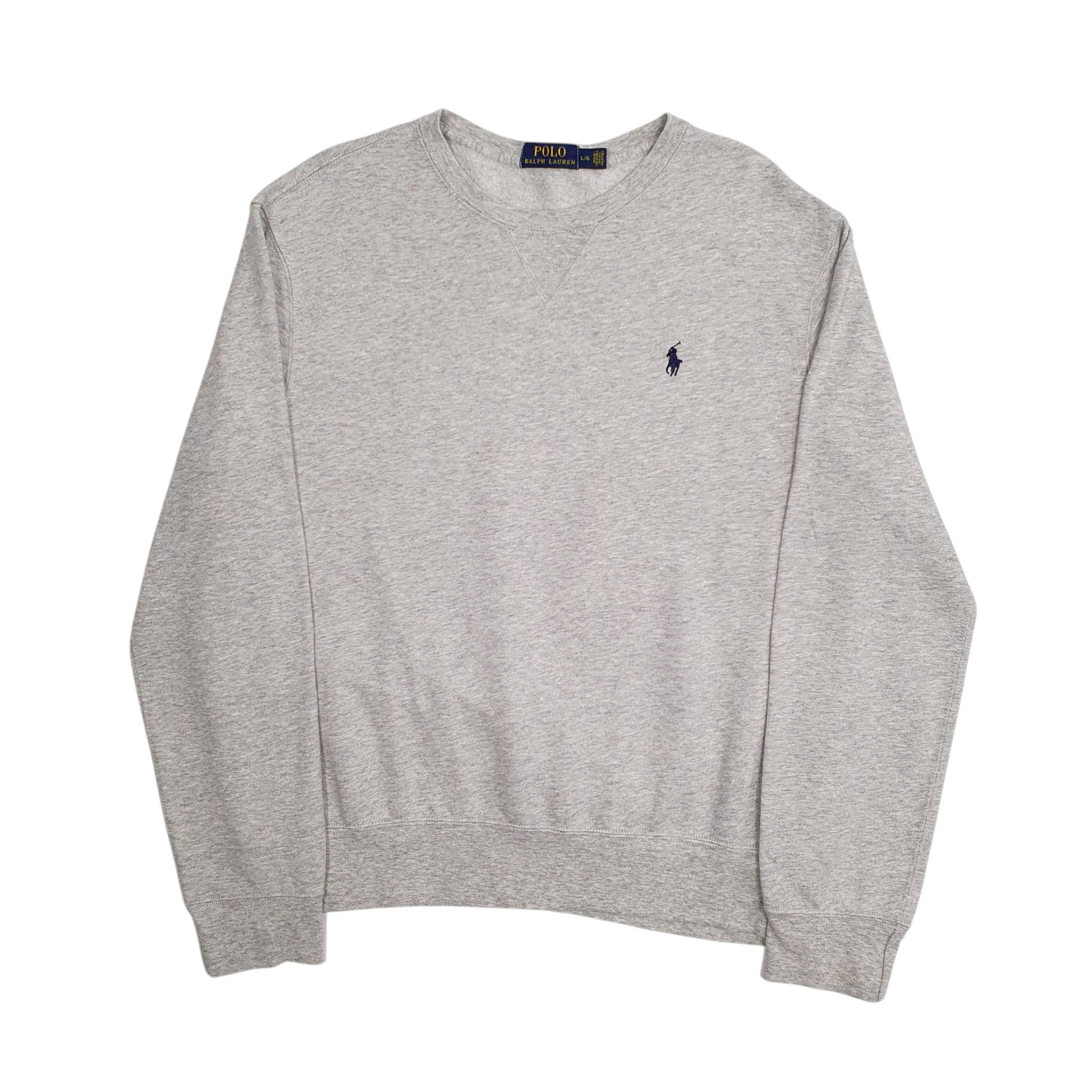 Mens Grey Polo Ralph Lauren  Crewneck Jumper
