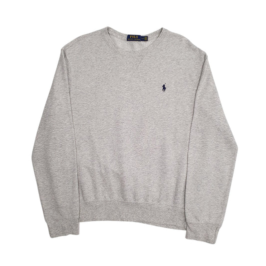 Mens Grey Polo Ralph Lauren  Crewneck Jumper