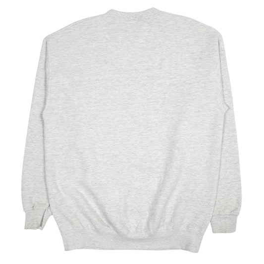 Mens Grey Lee Vintage 90s Crewneck Jumper