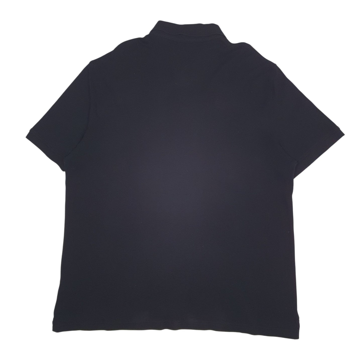 Mens Black Tommy Hilfiger  Crewneck Polo Shirt