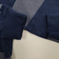 Mens Navy Barbarian Rugby Crewneck Polo Shirt